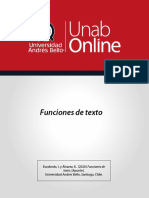 Funciones de Texto - Computacion