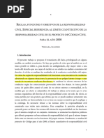 Vergara, Leandro - Reglas Funciones y Objetivos de La Responsabilidad Civil