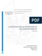 Los Metodos de Las Neurociencias Del Comportamiento