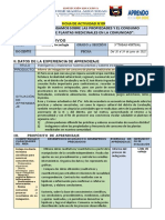 Aprendo-2022-3°-Ficha 9 Plantas Medicinales II-Genera-Analiza-Evalúa.