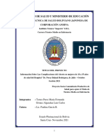 Información Sobre Las Complicaciones Del Aborto en Mujeres de 18 A 35 Años de Edad Del Hospital