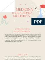 La Medicina en La Edad Moderna