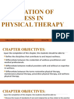 Application of Wellness in Physical Therapy