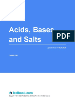 Acid, Base, and Salt