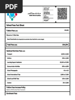 School Fees Fact Sheet G-10