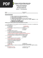 Thermodynamics ANSWER KEY