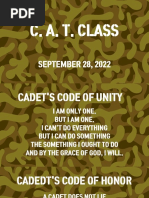 C. A. T. Class 1