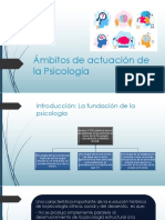 Unidad 1 Ámbitos de Actuación de La Psicología