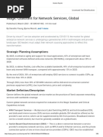 Gartner Magic Quadrant For Network Services Global March 2021