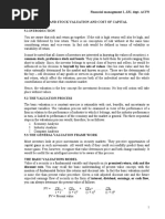 Unit 5 Bonds and Stock Valuation and Cost of Capital