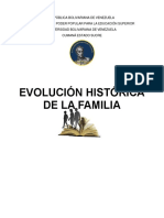 Evolucion Historica de La Familia