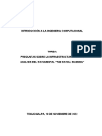 Infraestructura de Red y Analisis (Introduc A La Ingenieria)