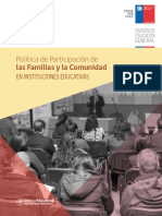 MINEDUC 2018 Política de Participación de La Familia y La Comunidad en Instituciones Educativas