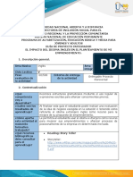 Proyecto Integrador Inglés Ciclo V