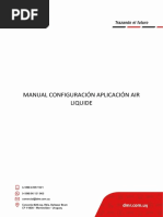 Manual Configuración Aplicación Air Liquide