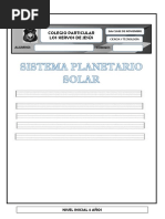 Ciencia y Tecnología Sistema Planetario Solar