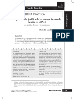 Proteccion Jurídica de Las Nuevas Formas de Familia en El Perú