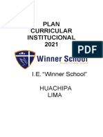 Plan Curricular Institucional 2023