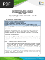 Guía de Actividades y Rúbrica de Evaluación - Unidad 2 - Tarea 3 - Análisis Vectorial