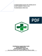 Laporan Hasil Monitoring Audit Ppi Triwulan Iii 2022