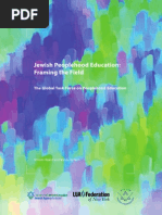 Jewish Peoplehood Education: Framing The Field - The Global Task Force On Peoplehood Education