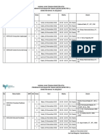 Jadwal UTS Ganjil SMSTR 1 TA 2022 - 2023