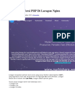 Cara Ganti Versi PHP Di Laragon Nginx