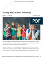 Bullying Dan Ancaman Hukumnya