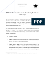 Modulo Vii Estandares Internacionales Sobre Violencia y Discriminacion Hacia Las Mujeres