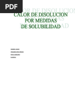 Calor de Disolución Carlos Bayle Franco