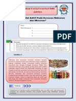 LKPD Identifikasi Zat Aditif Pada Kemasan Makanan Dan Minuman