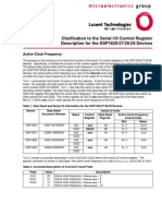 Clarification To The Serial I/O Control Register Description For The DSP1620/27/28/29 Devices