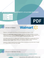 Walmart's Business Environment Analysis Report