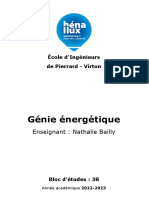 Genie Energetique Syllabus