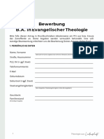 Bewerbung Und Studienvertrag BA 2022