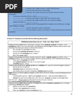 Activity 13. Familiarize Yourself With The Following Information