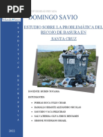 Informe Sobre La Problematica Del Recojo de Basura SC