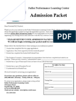 Application For Fuller Academy