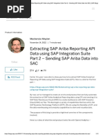 Extracting SAP Ariba Reporting API Data