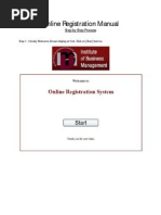 Online Registration Manual