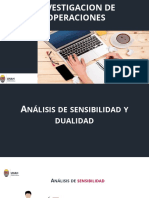 Análisis de Sensibilidad y Dualidad