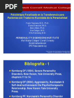 Psicoterapia Focalizada en La Transferencia para Pacientes Con Trastorno Narcisista de La Personalidad