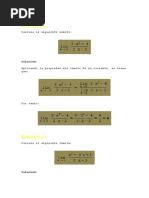 Ejercicios de Limites Resueltos