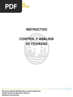 Instructivo Control de Analisis de Fichadas