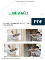 POLIURETANO EXPANDIDO VS CELULOSA PROYECTADA - Aislacel