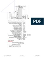 Abutment Design - T-Girder - Jan 11 - 2017