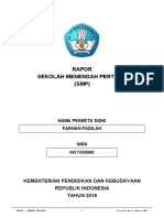 Pelengkap - Rapor - FARHAN FADILAH - 20191