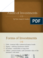 Audit Application - Lec. 7 Investments