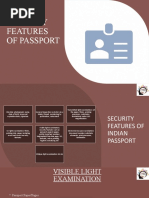 Security Features of Passport