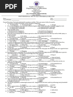 First Summative Test - HS